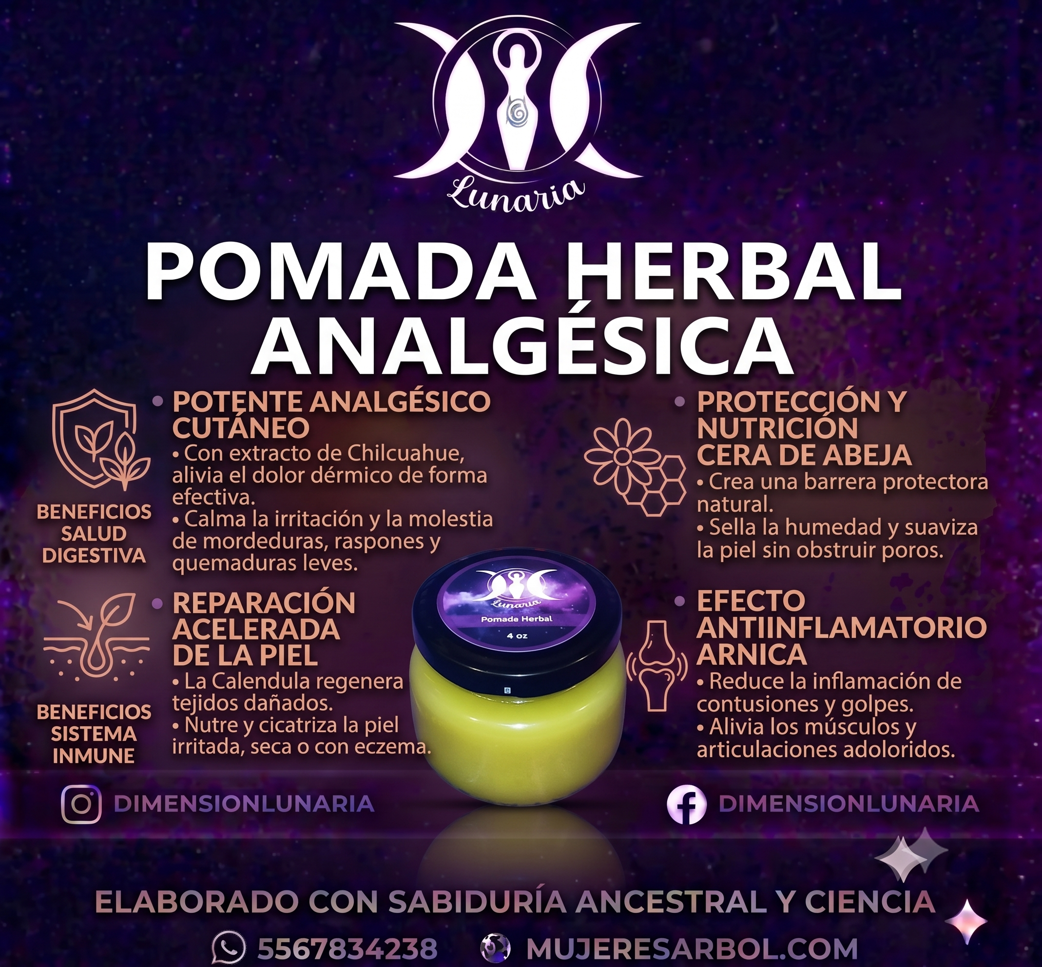 Pomada Herbal Analgésica