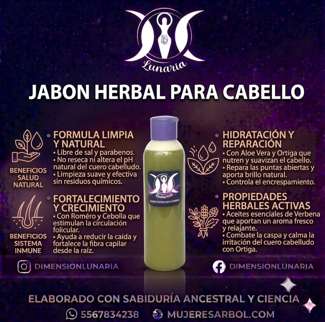 Jabón Herbal para el Cabello
